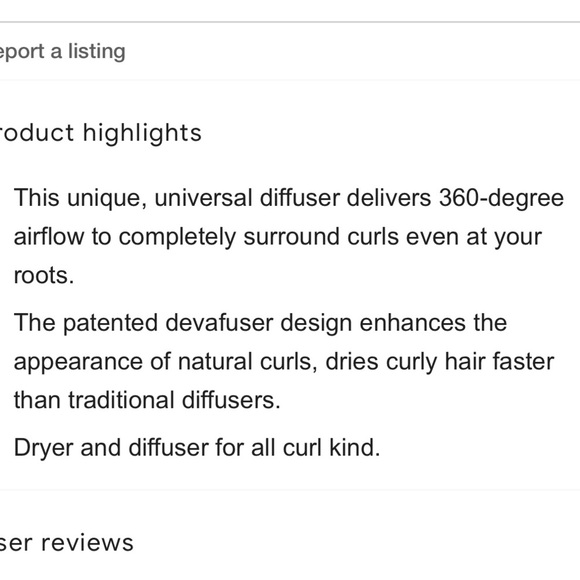 DevaCurl DevaFuser hair dryer diffuser - Picture 4 of 7